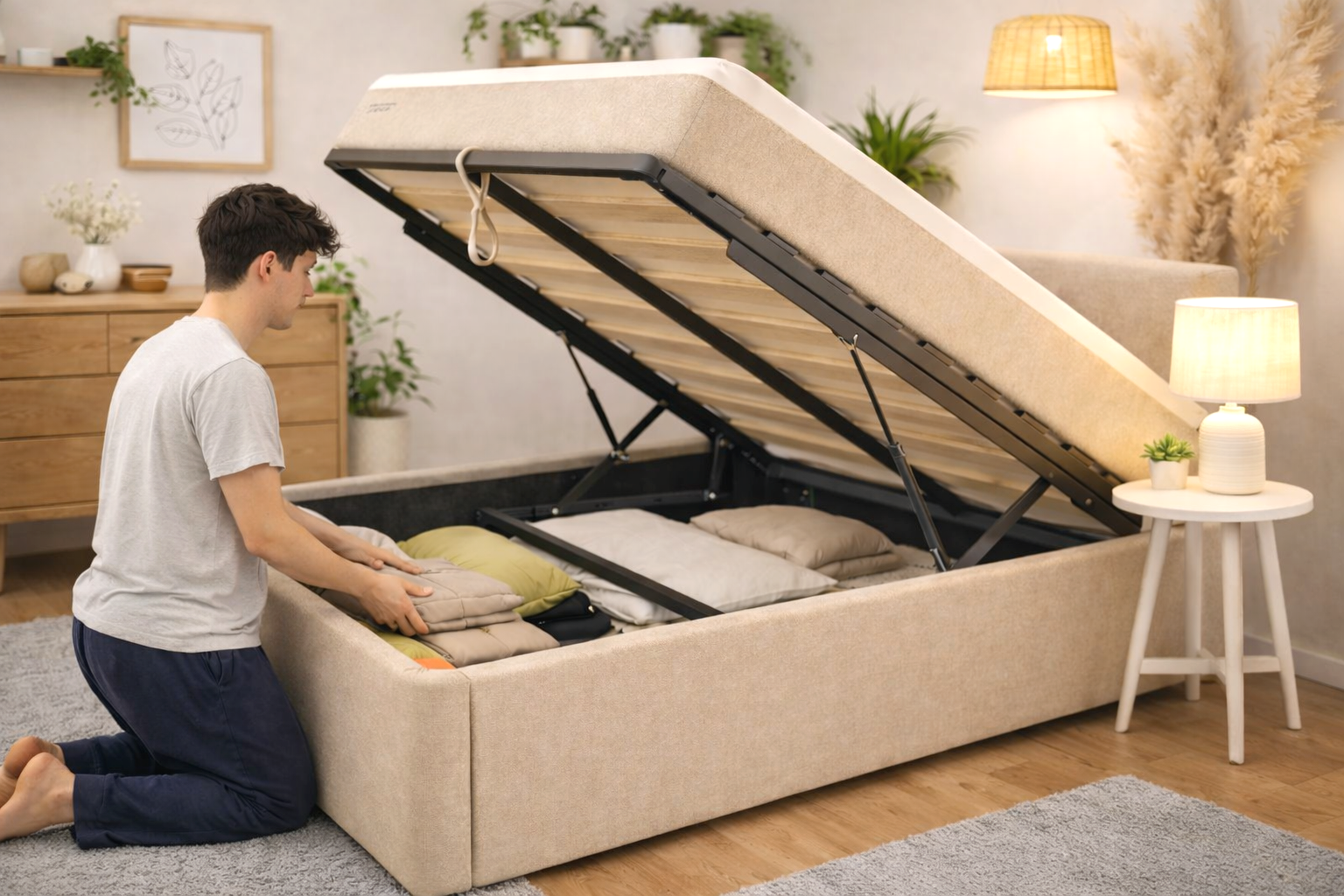 Meilleur lit coffre 140×190: les meilleurs modèles pour gagner de la place (comparatif + conseils)
