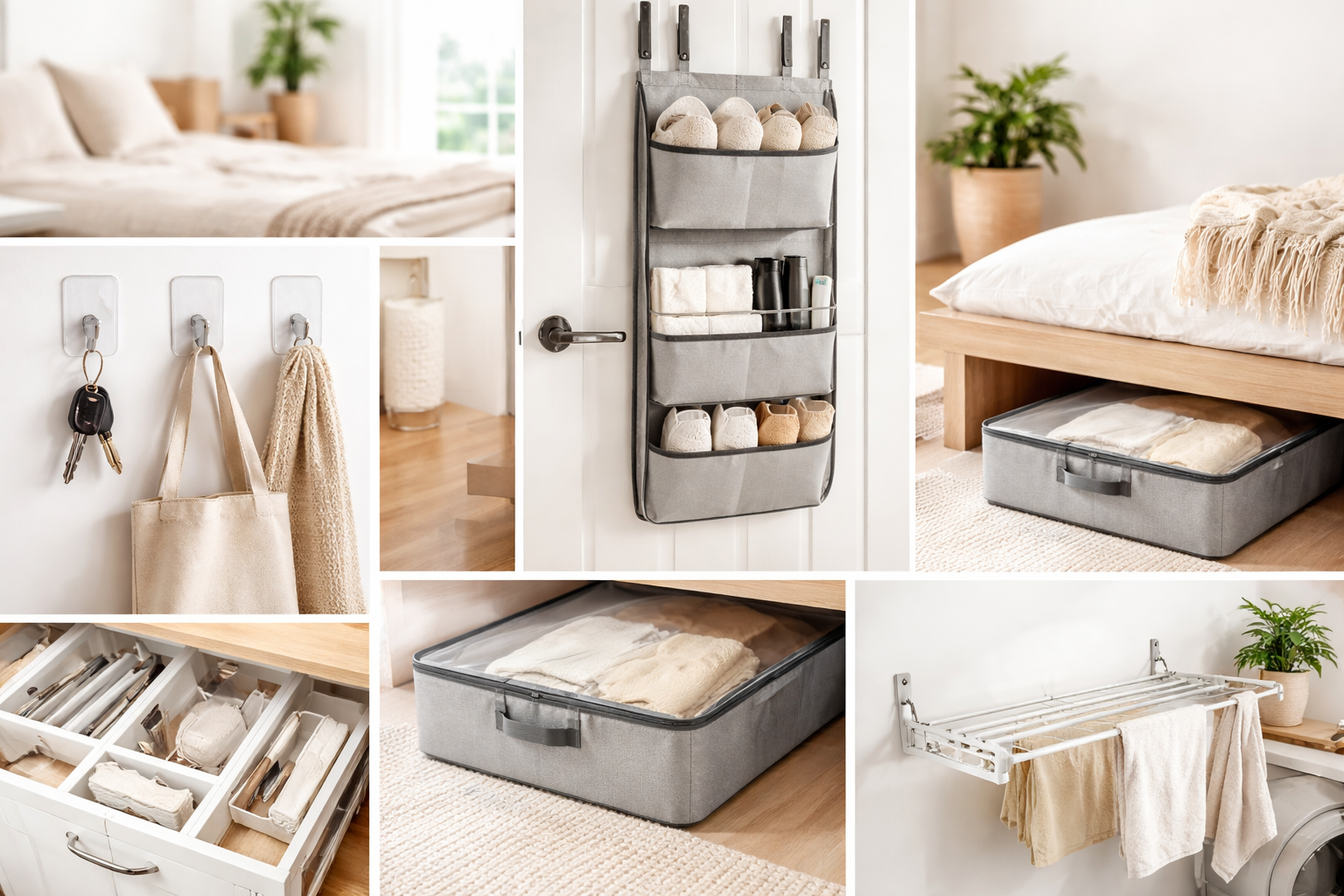 Accessoires gain de place petit appartement : 5 solutions sans travaux