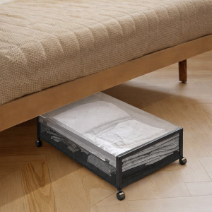 rangement sous lit accessoires gain de place petit appartement