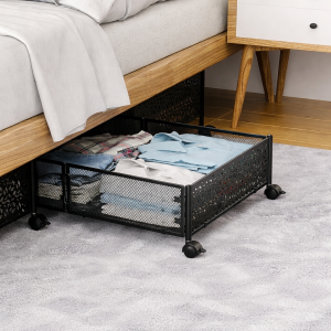 tiroir sous lit accessoires gain de place petit appartement